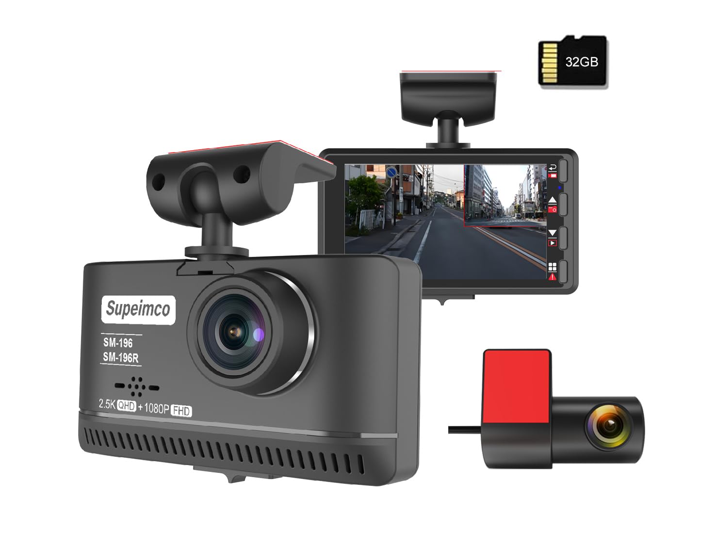 equipment store supply item 3 inch IPS drive front and rear 2 cameras 4 million pixels rear 2 million QHD image small drive simultaneous front and чорний
equipment store supply item 3 inch IPS drive front and rear 2 cameras 4 million pixels rear 2 million QHD image small drive simultaneous front and чорний