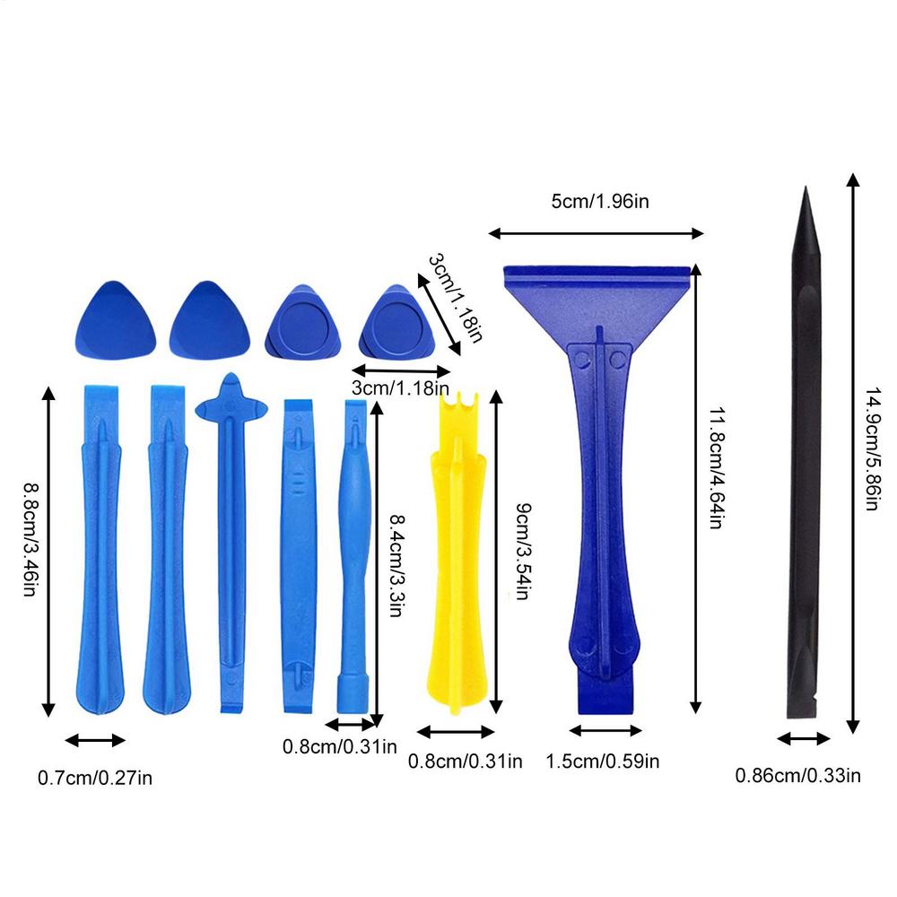 12Pcs Universal Plastic Spudger Pry Tools Shovel Mobile Phone Screen Opening Tools Repair Kit For IPhone Laptop Repair tools
12Pcs Universal Plastic Spudger Pry Tools Shovel Mobile Phone Screen Opening Tools Repair Kit For IPhone Laptop Repair tools