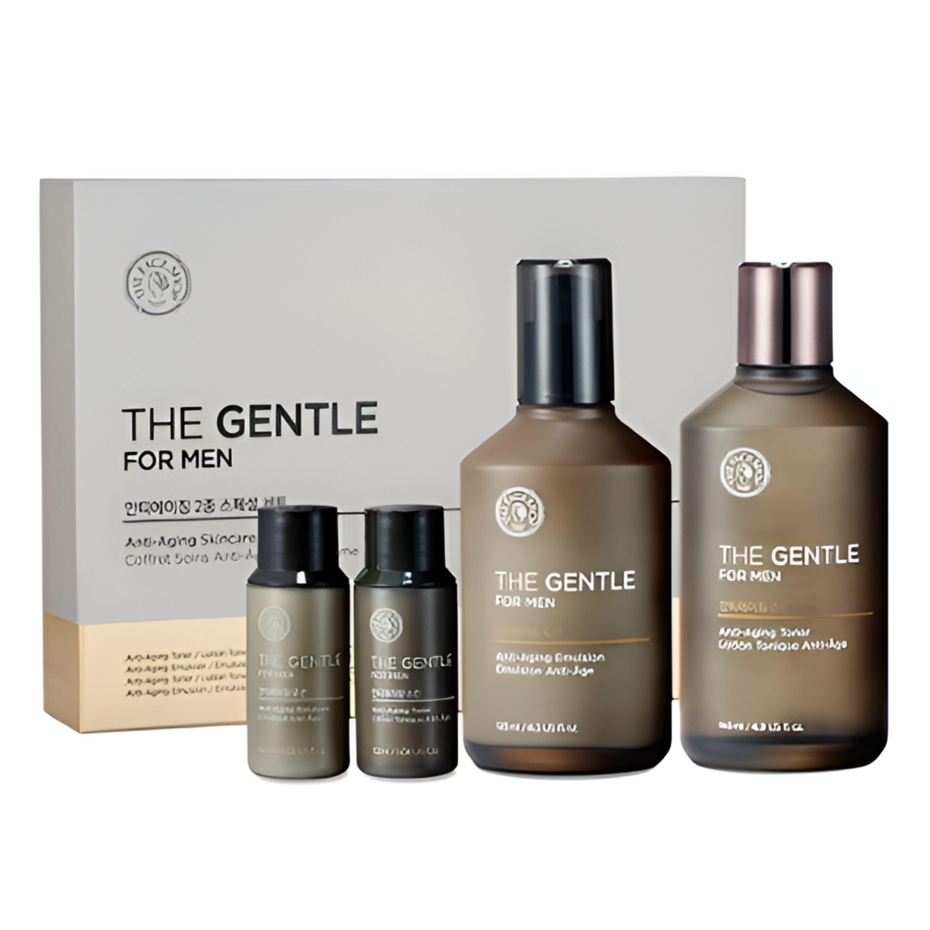 THE FACE SHOP The Gentle For Men Anti-Aging Skincare 4-Piece Set
THE FACE SHOP The Gentle For Men Anti-Aging Skincare 4-Piece Set