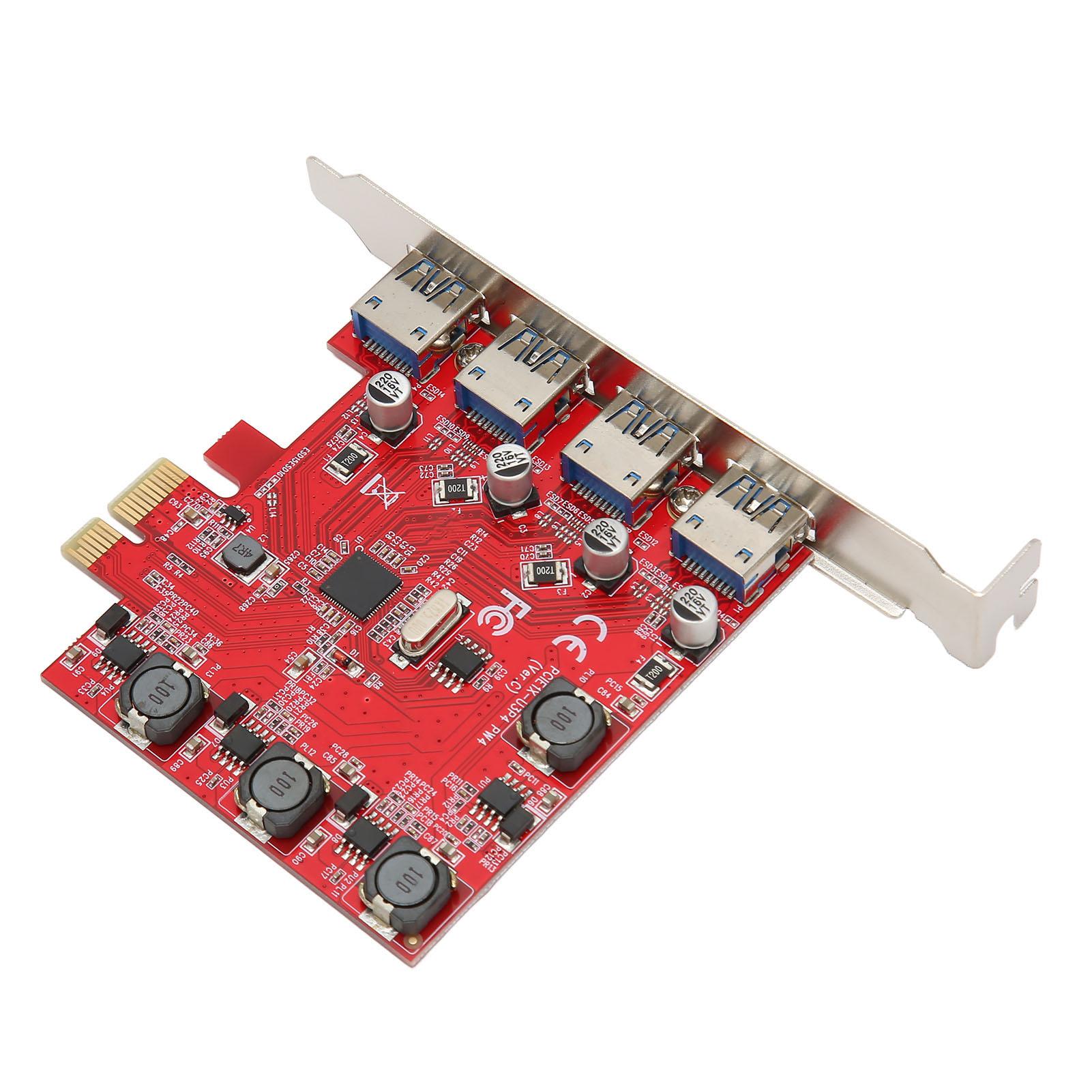 4 порти 5 Гбіт/с USB 3.0 карта розширення PCI Express для Windows 11 10 для Server 2012 для Linux Вбудований
4 порти 5 Гбіт/с USB 3.0 карта розширення PCI Express для Windows 11 10 для Server 2012 для Linux Вбудований