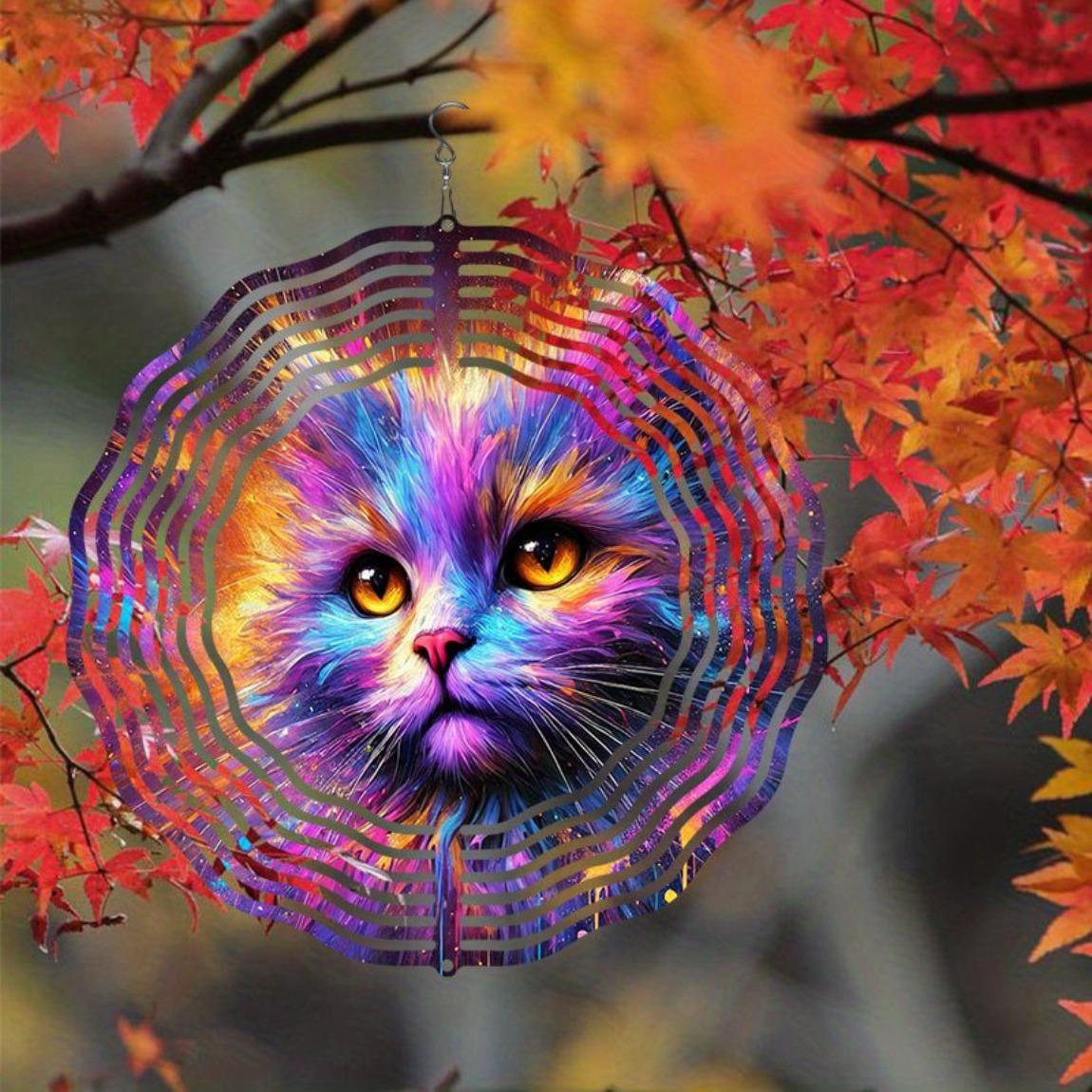 Whimsical 3D Kinetic Cat Wind Spinner - Colorful Metal Garden Art with Dancing Motion, Vibrant Outdoor/Indoor Decor, Unique Gift for Cat Lovers 01A
Whimsical 3D Kinetic Cat Wind Spinner - Colorful Metal Garden Art with Dancing Motion, Vibrant Outdoor/Indoor Decor, Unique Gift for Cat Lovers 01A