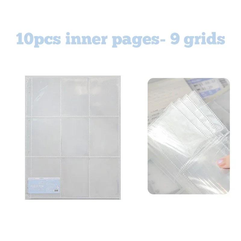 Kawaii Kpop Photo Card Binder 3 Inch Idol Photocard Album with 4/6/9 Grid Slots Capacity Pvc Storage Book for Korean Idol Cards
Kawaii Kpop Photo Card Binder 3 Inch Idol Photocard Album with 4/6/9 Grid Slots Capacity Pvc Storage Book for Korean Idol Cards