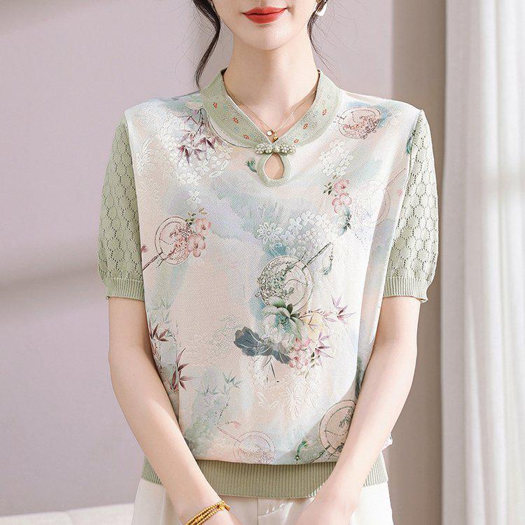 Chic Casual Women s Summer Printed Loose Short-Sleeve T-Shirt XL (recommended for 90-115 jin) зелений
Chic Casual Women s Summer Printed Loose Short-Sleeve T-Shirt XL (recommended for 90-115 jin) зелений