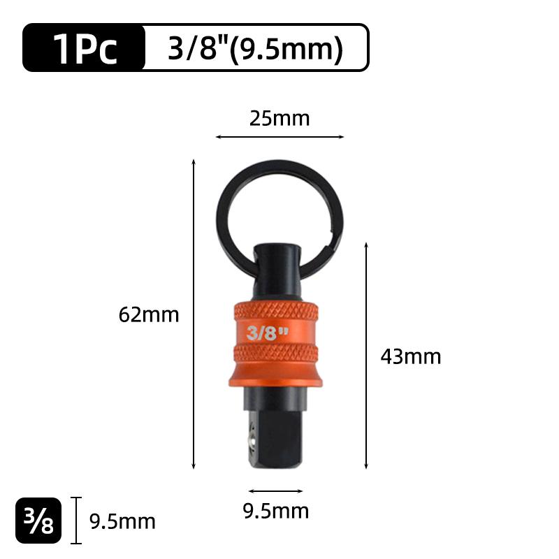 Square Socket Adapter Holder Keychain 3/8 1/2 Square Head Quick Change Conversion Rod Portable Hand-held Holders Hand Tools
Square Socket Adapter Holder Keychain 3/8 1/2 Square Head Quick Change Conversion Rod Portable Hand-held Holders Hand Tools