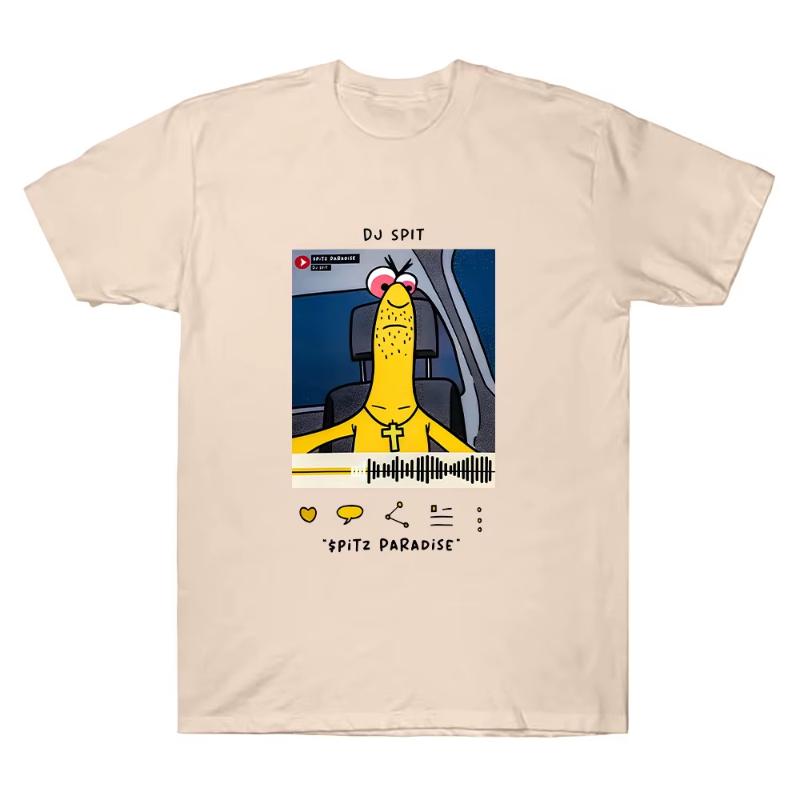 DJ Spit TShirt Smiling Friends Graphic Tee Women Unisex Cotton Comfortable Clothing Casual Versatile Trendy Crewneck Short Sleeve S
DJ Spit TShirt Smiling Friends Graphic Tee Women Unisex Cotton Comfortable Clothing Casual Versatile Trendy Crewneck Short Sleeve S