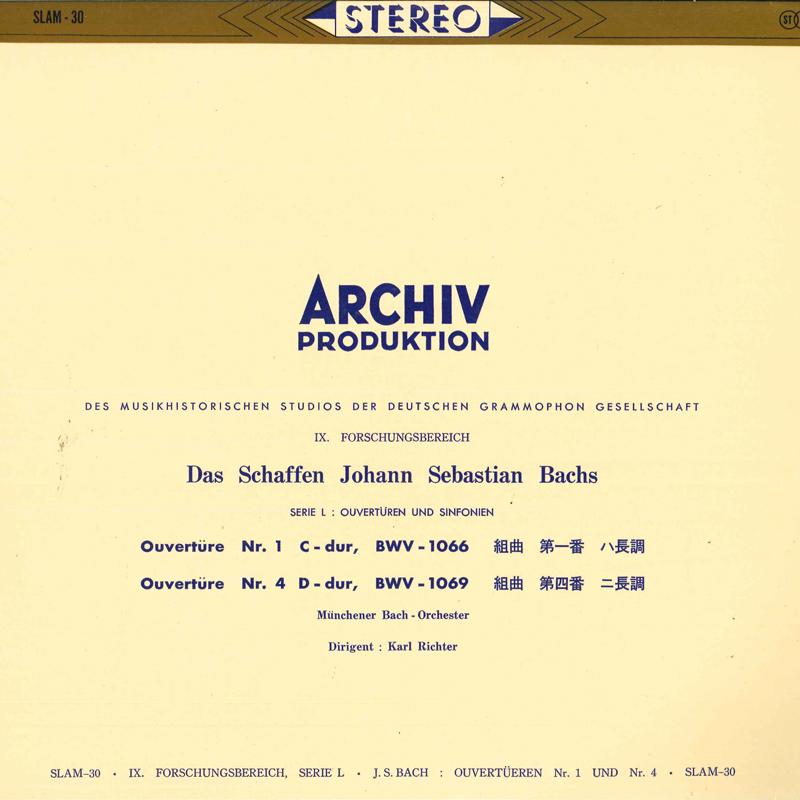 LP Record KARL RICHTER, MUNCHENER BACH-ORCHES - Bach, Ouverture Nr.1 C-dur Bwv1066, SLAM30 NIPPONGRAMOPHON Japan Classical Used
LP Record KARL RICHTER, MUNCHENER BACH-ORCHES - Bach, Ouverture Nr.1 C-dur Bwv1066, SLAM30 NIPPONGRAMOPHON Japan Classical Used