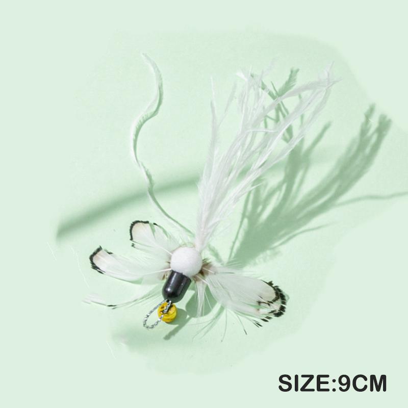 Смешная кошачья удочка с перьями, сменная головка, имитация насекомого, перо, интерактивная кошачья игрушка as the picture
Смешная кошачья удочка с перьями, сменная головка, имитация насекомого, перо, интерактивная кошачья игрушка as the picture