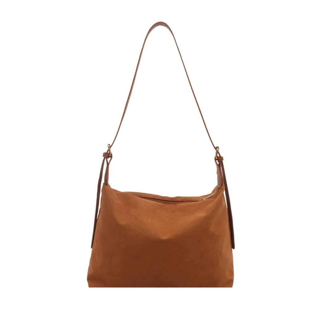 Fashion Faux Suede Shoulder Bag Zipper Adjustable Strap Crossbody Bag With Inner Pocket Women Handbag Women коричневий
Fashion Faux Suede Shoulder Bag Zipper Adjustable Strap Crossbody Bag With Inner Pocket Women Handbag Women коричневий