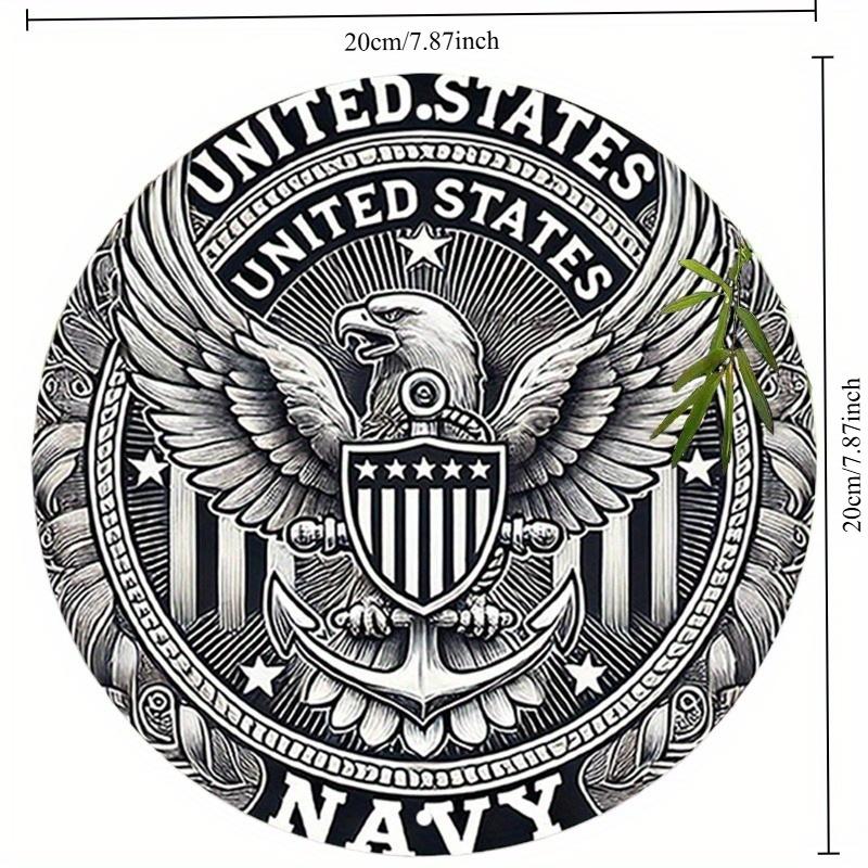 2d flat 20*20cm Wooden sign designed in the shape of an eagle and a star bar flag, Country murals related to the US Navy, for homes, garages, cafes. 20*20cm
2d flat 20*20cm Wooden sign designed in the shape of an eagle and a star bar flag, Country murals related to the US Navy, for homes, garages, cafes. 20*20cm