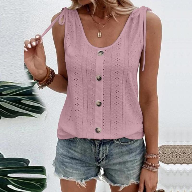 Womens Button Strappy Solid Casual Tank Ladies Summer Loose Beach Sexy Vest Tops XXXXL темно-рожевого кольору
Womens Button Strappy Solid Casual Tank Ladies Summer Loose Beach Sexy Vest Tops XXXXL темно-рожевого кольору