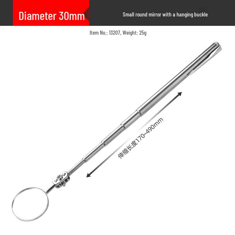 Telescopic Foldable Universal Endoscope Inspection Mirror with Rearview and Undercarriage Reflector for Welding
Telescopic Foldable Universal Endoscope Inspection Mirror with Rearview and Undercarriage Reflector for Welding