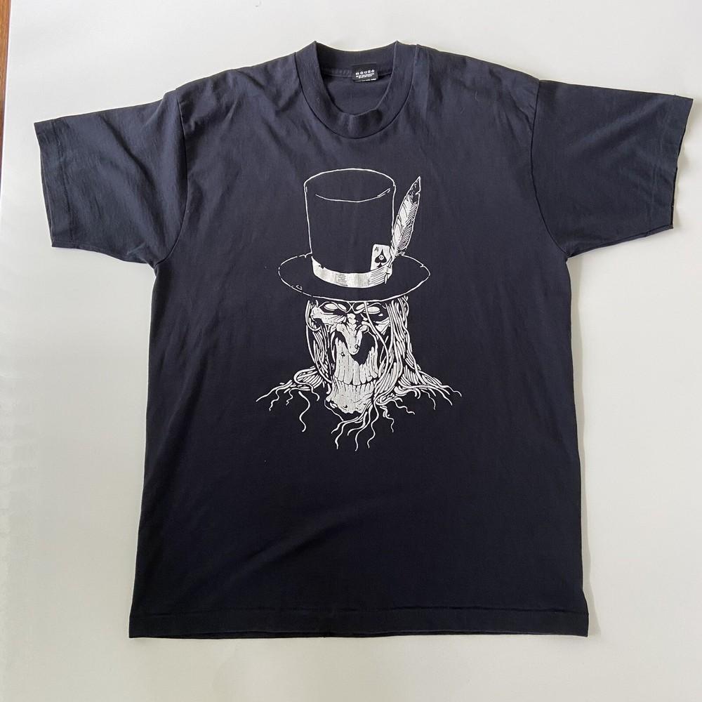Vintage 80s Scarecrow Horror TShirt Mens XL Black Top Hat Single Stitch USA Tee Unisex T-Shirt XXXL
Vintage 80s Scarecrow Horror TShirt Mens XL Black Top Hat Single Stitch USA Tee Unisex T-Shirt XXXL