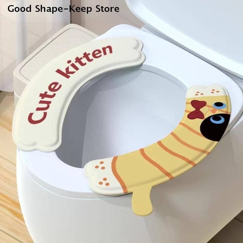Cartoon Toilet Seat Cover Mat Warm Soft Toilet Cover Seat Lid Pad Bathroom Closestool Protector Bathroom Accessories Set Bag Package
Cartoon Toilet Seat Cover Mat Warm Soft Toilet Cover Seat Lid Pad Bathroom Closestool Protector Bathroom Accessories Set Bag Package