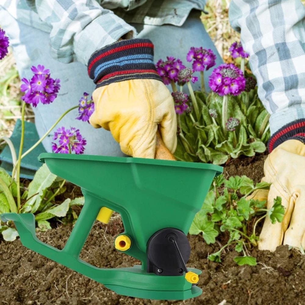 Hand-Cranked Gardening Seed Spreader 5 Gears Adjustable Gardening Seeder Manual Seeder Small Farm зелений
Hand-Cranked Gardening Seed Spreader 5 Gears Adjustable Gardening Seeder Manual Seeder Small Farm зелений