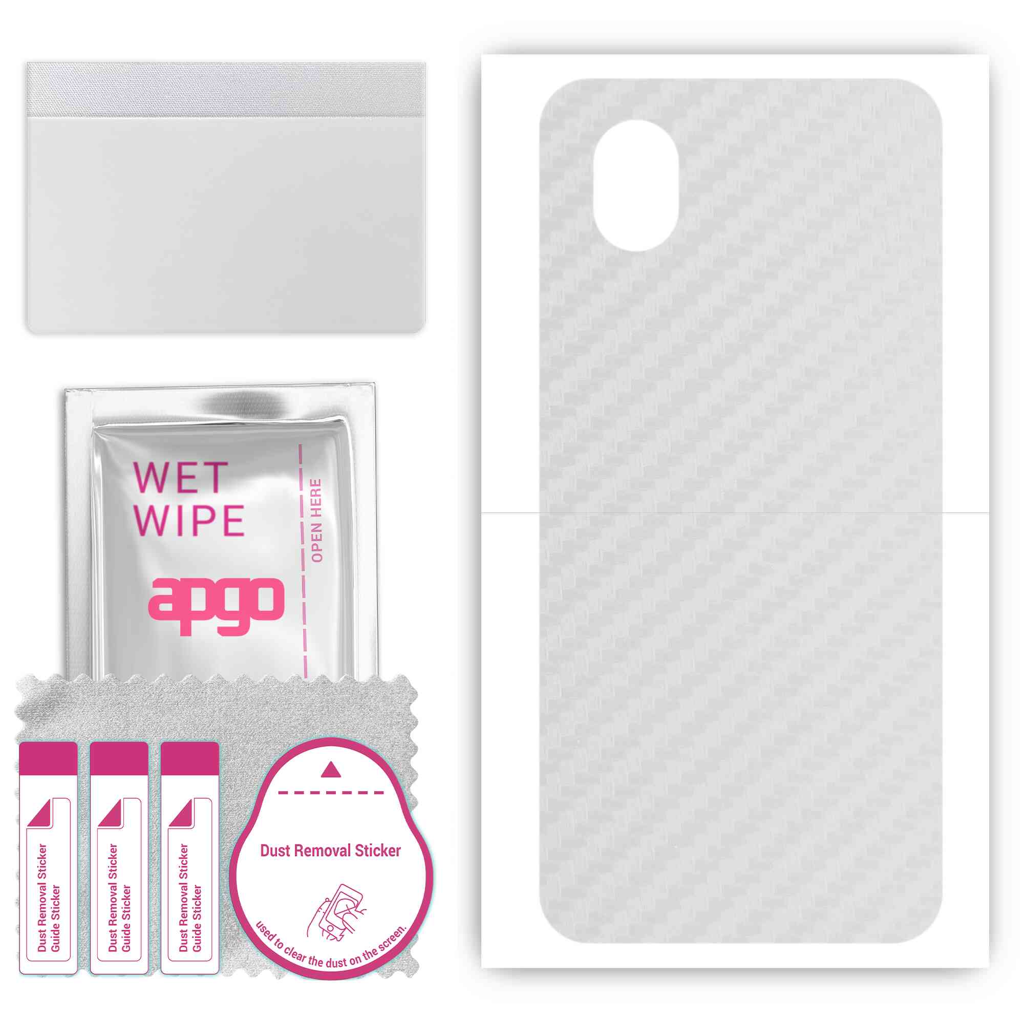 apgo Protective Skin Sticker for the back compatible with TCL 201, Wrap Film, Foil, Vinyl - Pattern Transparent Carbon
apgo Protective Skin Sticker for the back compatible with TCL 201, Wrap Film, Foil, Vinyl - Pattern Transparent Carbon