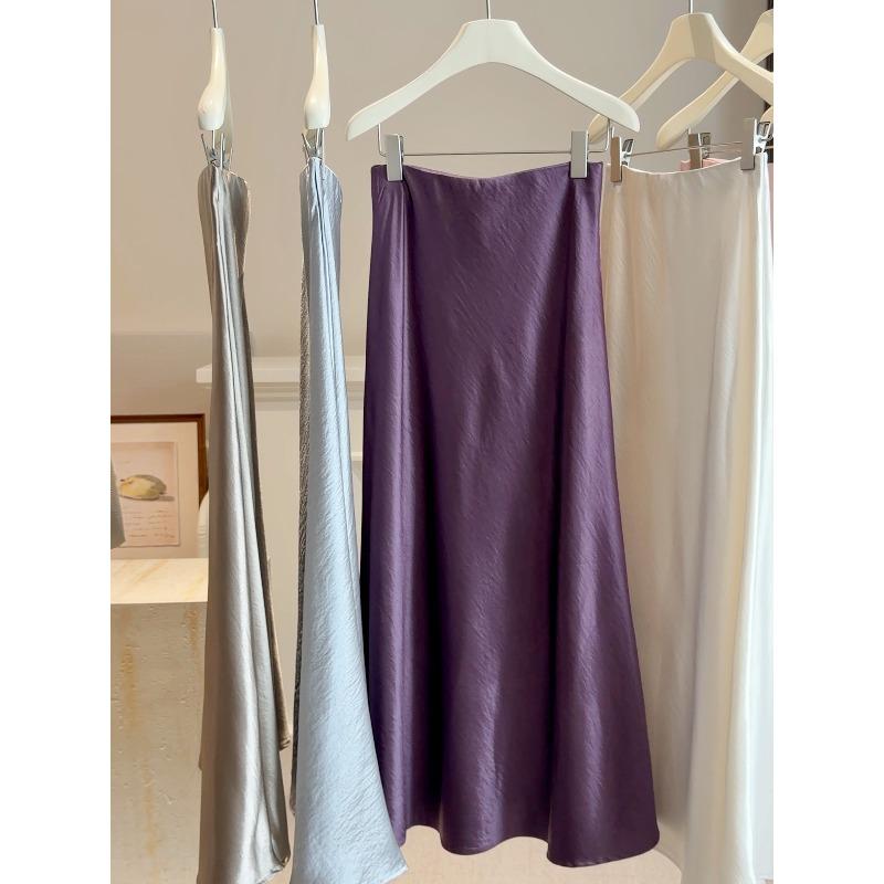 Popular temperament Liu Guang soup skirt~ acetic acid satin fishtail skirt skirt skirt women s spring new thin hip skirt L темно-фіолетовий колір
Popular temperament Liu Guang soup skirt~ acetic acid satin fishtail skirt skirt skirt women s spring new thin hip skirt L темно-фіолетовий колір