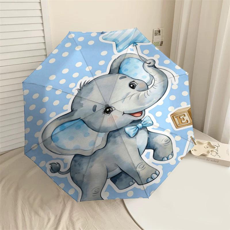 1PC Elephant Umbrella-8-Rib Reinforced, Automatic Open, Lightweight & Durable, Fashion Accessory for Outdoor, H0416
1PC Elephant Umbrella-8-Rib Reinforced, Automatic Open, Lightweight & Durable, Fashion Accessory for Outdoor, H0416