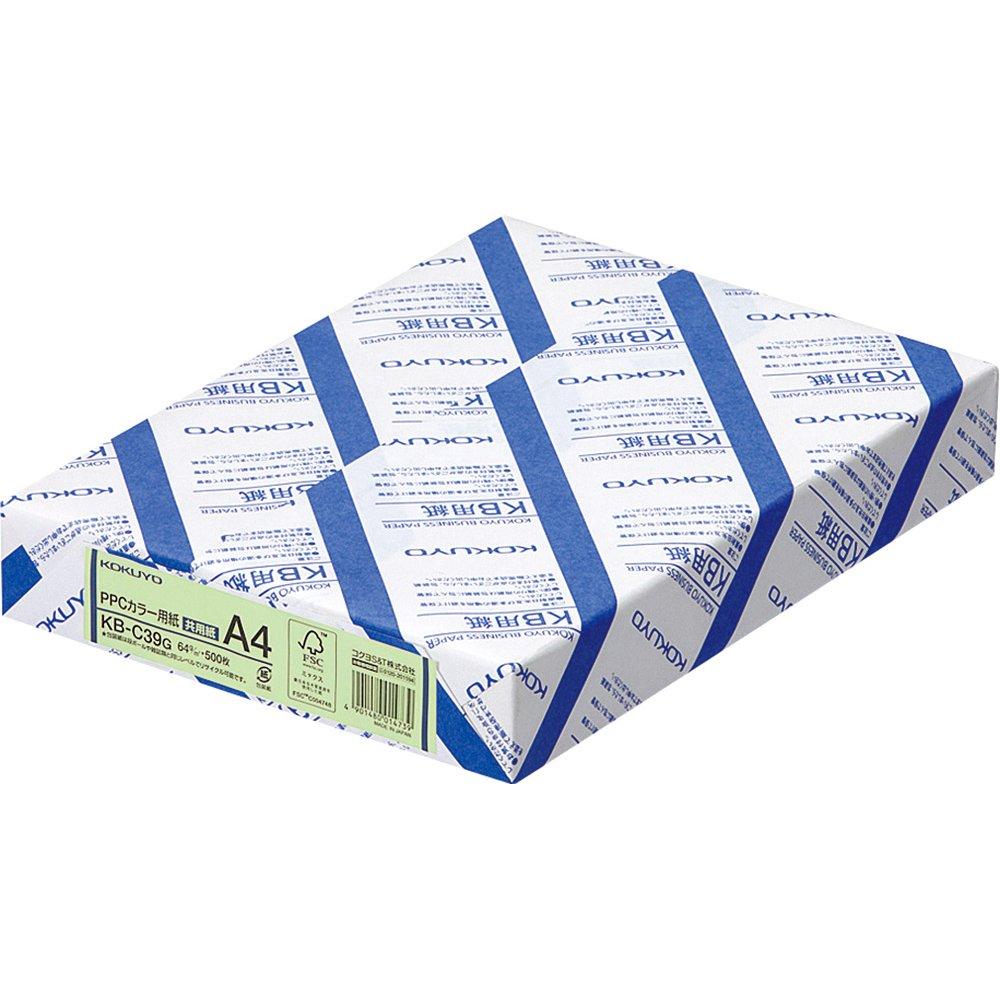 KOKUYO PPC color paper A4 500 sheets Green (common paper) (FSC certified) KB-C39G зелёный
KOKUYO PPC color paper A4 500 sheets Green (common paper) (FSC certified) KB-C39G зелёный