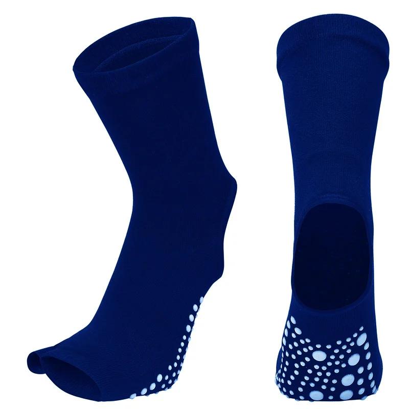 Yoga Socks Silicone Anti Slip Quick Drying Pilates Socks Heel Cotton Breathable Ballet Socks for Children Adults and Women 35-42 темно-синий
Yoga Socks Silicone Anti Slip Quick Drying Pilates Socks Heel Cotton Breathable Ballet Socks for Children Adults and Women 35-42 темно-синий