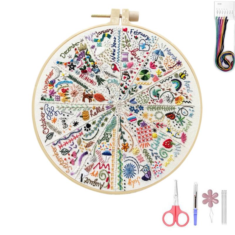 Beginners Needlepoint Kits for Adults Needle Point Sets with Stamped Pattern Stitch Embroidery Skill Techniques Practice
Beginners Needlepoint Kits for Adults Needle Point Sets with Stamped Pattern Stitch Embroidery Skill Techniques Practice