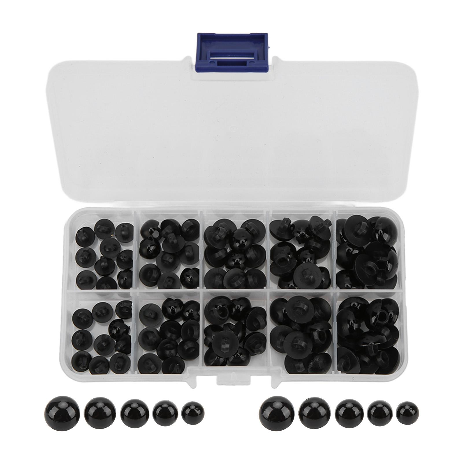 100Pcs Safety Eyes Multi Sizes Convenient Resin Durable Sturdy Wide Application Crafting Eyes Button A
100Pcs Safety Eyes Multi Sizes Convenient Resin Durable Sturdy Wide Application Crafting Eyes Button A