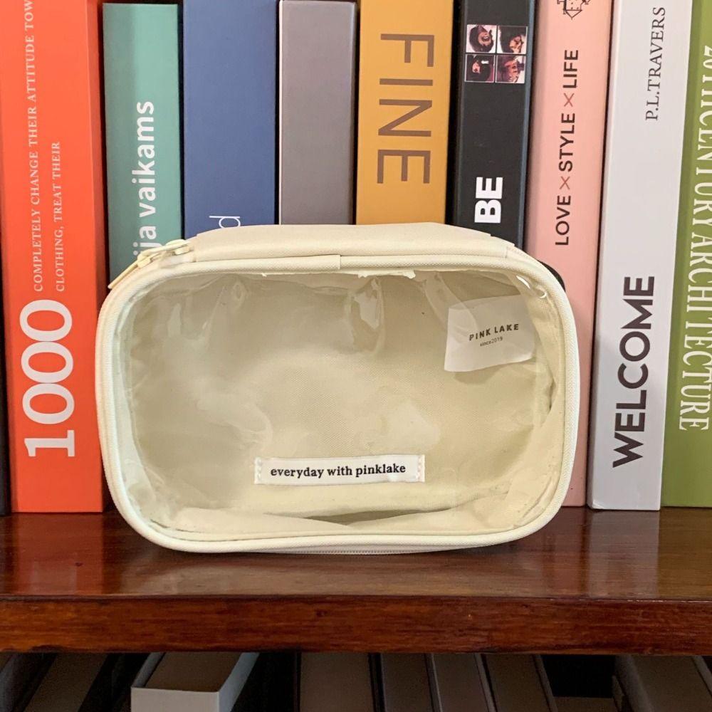 Waterproof Transparent Cosmetic Bag Letter Travel Wash Bag Ins Makeup Pouch Bag Shopping
Waterproof Transparent Cosmetic Bag Letter Travel Wash Bag Ins Makeup Pouch Bag Shopping