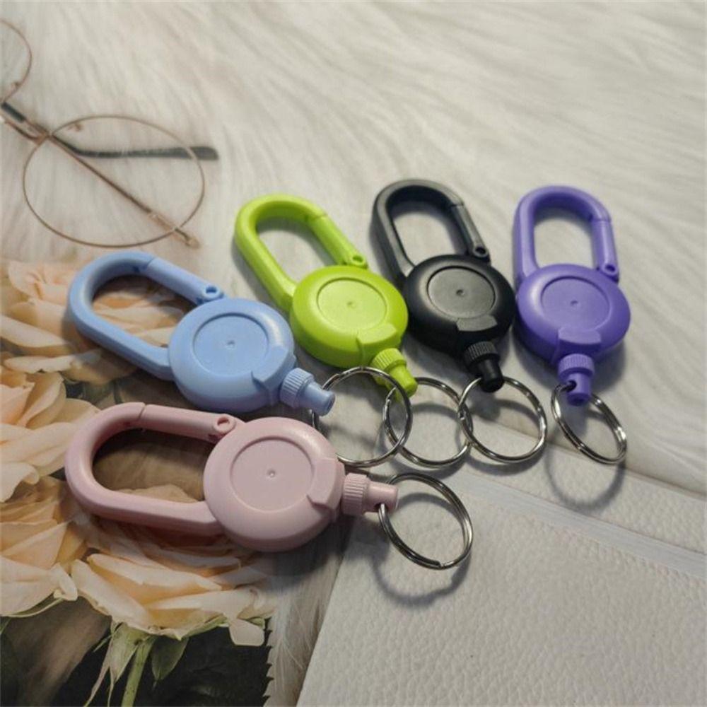 Easy-to-pull Telescopic Wire Rope Keychain Solid Color Retractable Key Ring Multi-Function
Easy-to-pull Telescopic Wire Rope Keychain Solid Color Retractable Key Ring Multi-Function