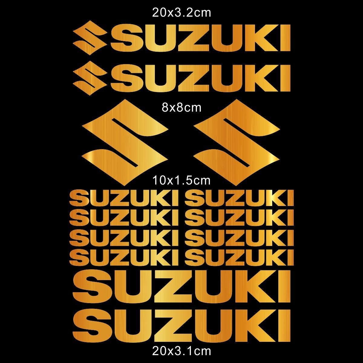 Декоративная наклейка для мотоцикла Suzuki с логотипом на английском языке, водостойкая, светоотражающая наклейка, набор логотипов на бак, эмблема на шлем, виниловый комплект
Декоративная наклейка для мотоцикла Suzuki с логотипом на английском языке, водостойкая, светоотражающая наклейка, набор логотипов на бак, эмблема на шлем, виниловый комплект