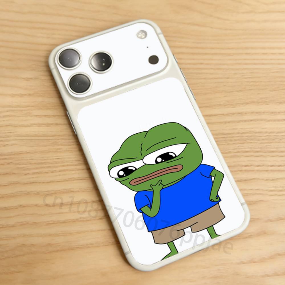 Funny P-Pepe Frog Sad For iPhone 17 Pro /Max Battry Back Cover with Camera Decal Skin Rear Protective Sticker Film iPhone17pro
Funny P-Pepe Frog Sad For iPhone 17 Pro /Max Battry Back Cover with Camera Decal Skin Rear Protective Sticker Film iPhone17pro