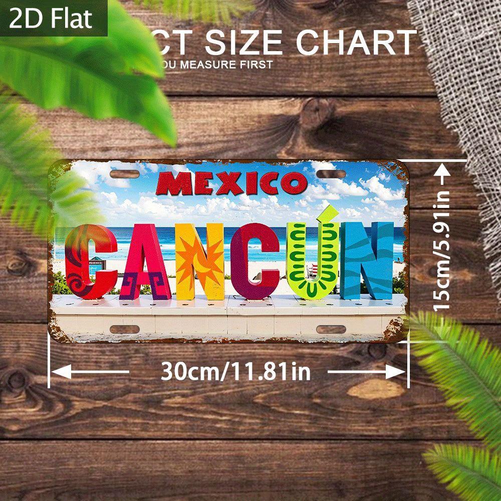 D Flat pc Vintage Mxico Cancn Metal Wall Sign Themed Cancn City Rustic Outdoor Decoration Suitable for Home Garden 15x30cm(5.9x7.8inch)
D Flat pc Vintage Mxico Cancn Metal Wall Sign Themed Cancn City Rustic Outdoor Decoration Suitable for Home Garden 15x30cm(5.9x7.8inch)