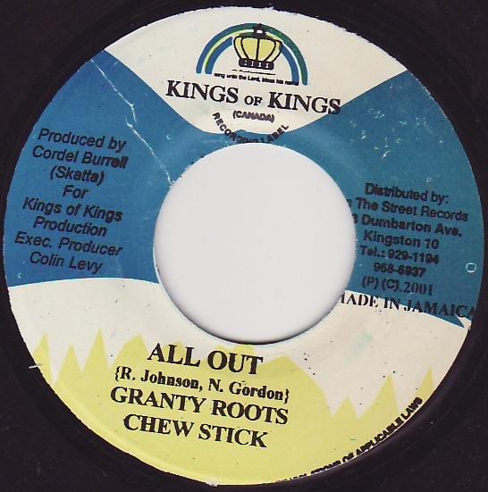 7inch Record CAPLETON, JAH THUNDER / GRANTY ROOT - Fire / All Out NONE Kings of Kings 2001 Jamaica Reggae, Ska & Dub Used
7inch Record CAPLETON, JAH THUNDER / GRANTY ROOT - Fire / All Out NONE Kings of Kings 2001 Jamaica Reggae, Ska & Dub Used