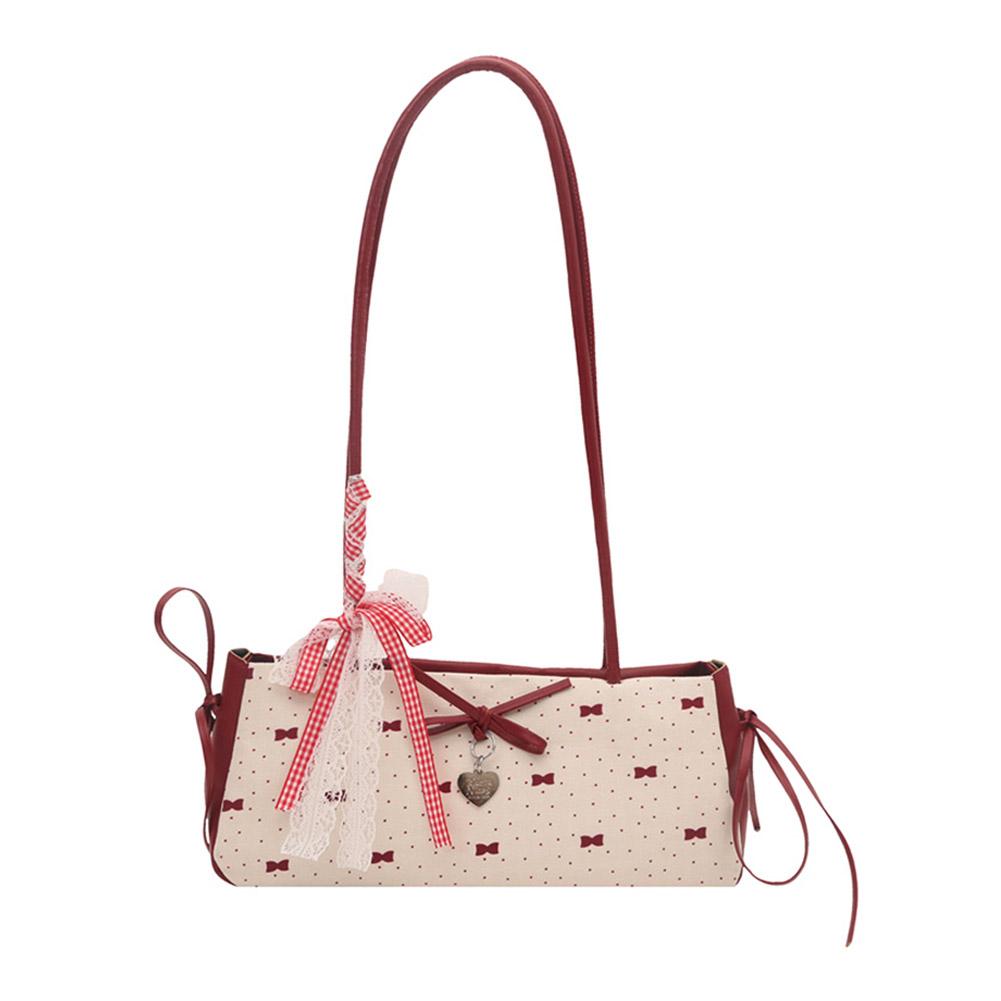 Korean Style High Aesthetic Butterfly Knot Women s Bag Summer New Single Shoulder Underarm Fashion Polka Dot Handheld Small Bag
Korean Style High Aesthetic Butterfly Knot Women s Bag Summer New Single Shoulder Underarm Fashion Polka Dot Handheld Small Bag