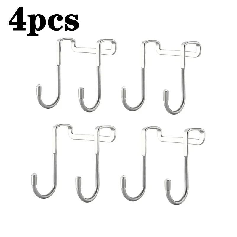 Stainless Steel S-Shape Hook Punch Free Door Back Type Hanging Hooks Cabinet Door Storage Coat Towel Handbag Key Hanger Holder 4PCS
Stainless Steel S-Shape Hook Punch Free Door Back Type Hanging Hooks Cabinet Door Storage Coat Towel Handbag Key Hanger Holder 4PCS