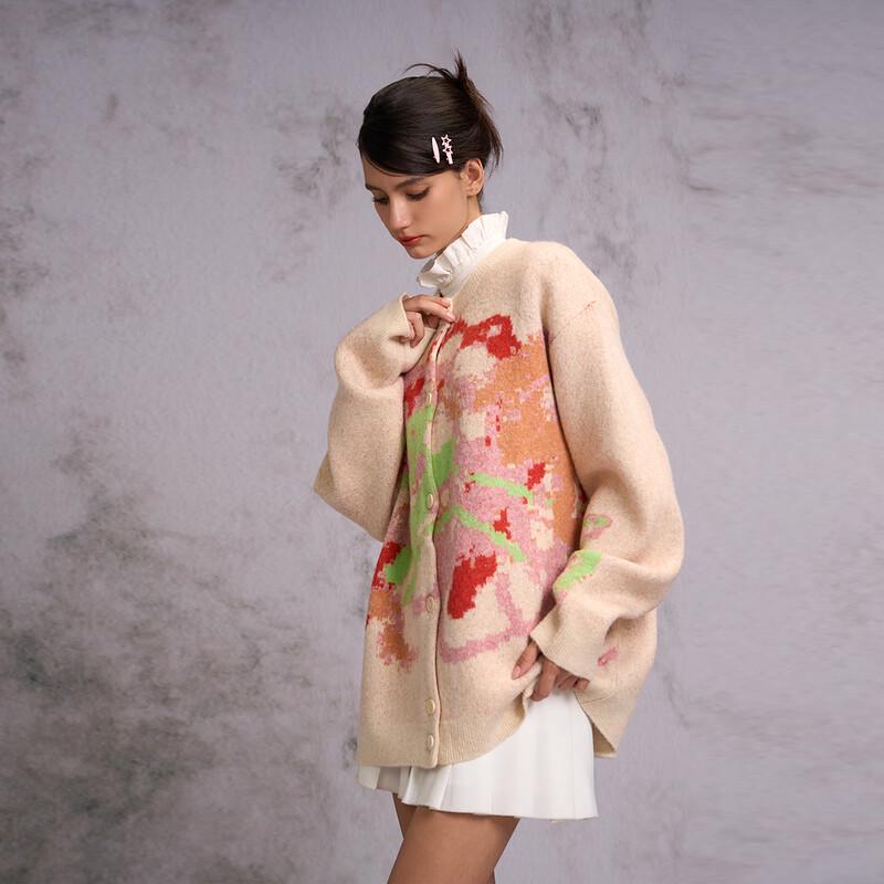 CANOTWAIT Кардиган з жакардового трикотажу в стилі олівця L
CANOTWAIT Кардиган з жакардового трикотажу в стилі олівця L