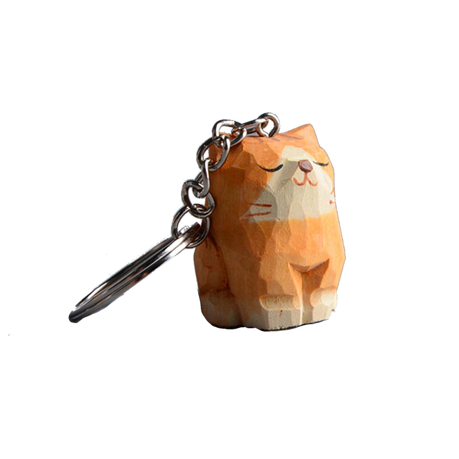 Wooden Cat Key Chain Cartoon Cat Pendant Keyring Charm Hand Carved Crafts Backpack Hanging Ornament Birthday Gift 1
Wooden Cat Key Chain Cartoon Cat Pendant Keyring Charm Hand Carved Crafts Backpack Hanging Ornament Birthday Gift 1