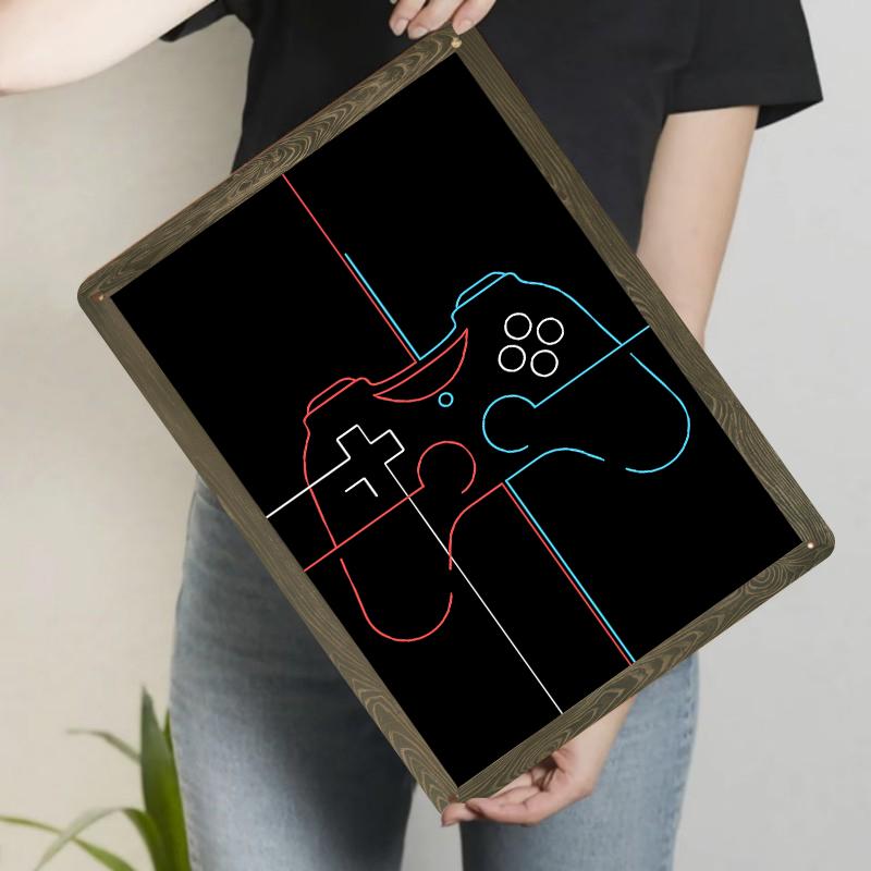 Game Controller Metal Wall Art Decorative Iron Painting for Living Room Game Room Home Decoration 20x30cm(7.8x11.8inch)
Game Controller Metal Wall Art Decorative Iron Painting for Living Room Game Room Home Decoration 20x30cm(7.8x11.8inch)