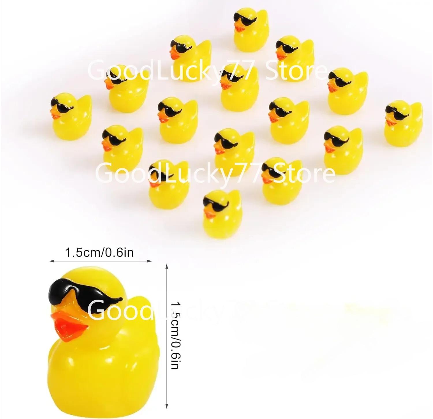 200/100/50Pcs Small Resin Ducks With Sunglasses Cute Tiny Resin Ducks Micro Figures Plaything For Decoration Diy Dollhouse Landscape Decoration 50PC
200/100/50Pcs Small Resin Ducks With Sunglasses Cute Tiny Resin Ducks Micro Figures Plaything For Decoration Diy Dollhouse Landscape Decoration 50PC