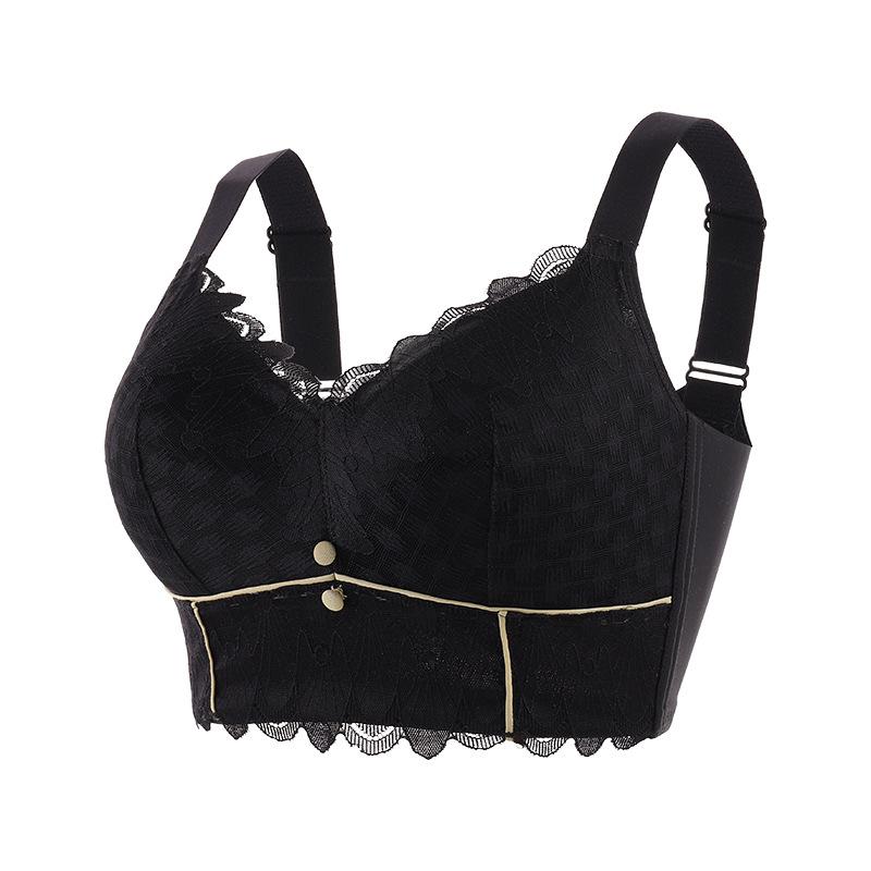 Large-sized Bras Women s Thin Full-cup Bras Women s Gathering Anti-sagging Bras Top Support Adjustable Bras Push Up Bra 34/75C чорний
Large-sized Bras Women s Thin Full-cup Bras Women s Gathering Anti-sagging Bras Top Support Adjustable Bras Push Up Bra 34/75C чорний