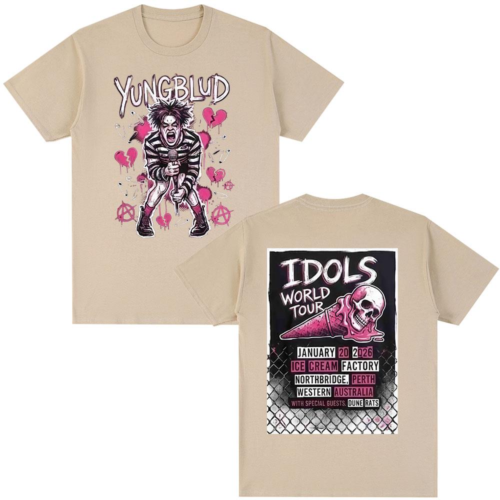 Singer Yungblud IDOLS World Tour 2026 Tshirts Unisexs Clothing Fashion Short Sleeves Tshirt Cotton Summer Oversized T Shirt Tops M
Singer Yungblud IDOLS World Tour 2026 Tshirts Unisexs Clothing Fashion Short Sleeves Tshirt Cotton Summer Oversized T Shirt Tops M