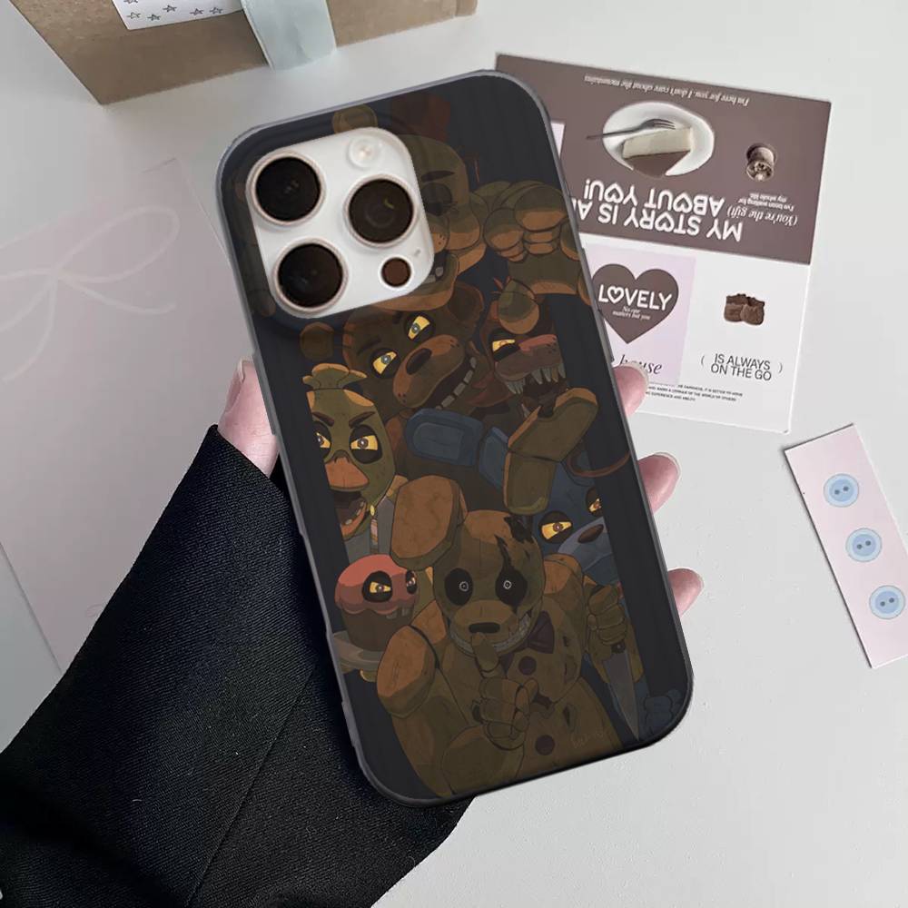 AmineF- Fnaf F-Five-nights-At-Freddys Phone Case For iPhone 16 15 17 Pro 13 14 Pro Max Plus Soft Ripple Silicone Cover Shell iPhone 15pro max
AmineF- Fnaf F-Five-nights-At-Freddys Phone Case For iPhone 16 15 17 Pro 13 14 Pro Max Plus Soft Ripple Silicone Cover Shell iPhone 15pro max