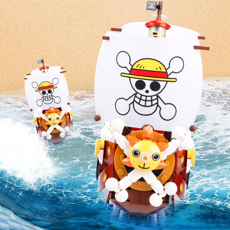 Цельные лодки Luffy Thousand Sunny, пиратские корабли, блоки, модель Sunshine Boat, собранные коллекционные игрушки для детей, подарки
Цельные лодки Luffy Thousand Sunny, пиратские корабли, блоки, модель Sunshine Boat, собранные коллекционные игрушки для детей, подарки