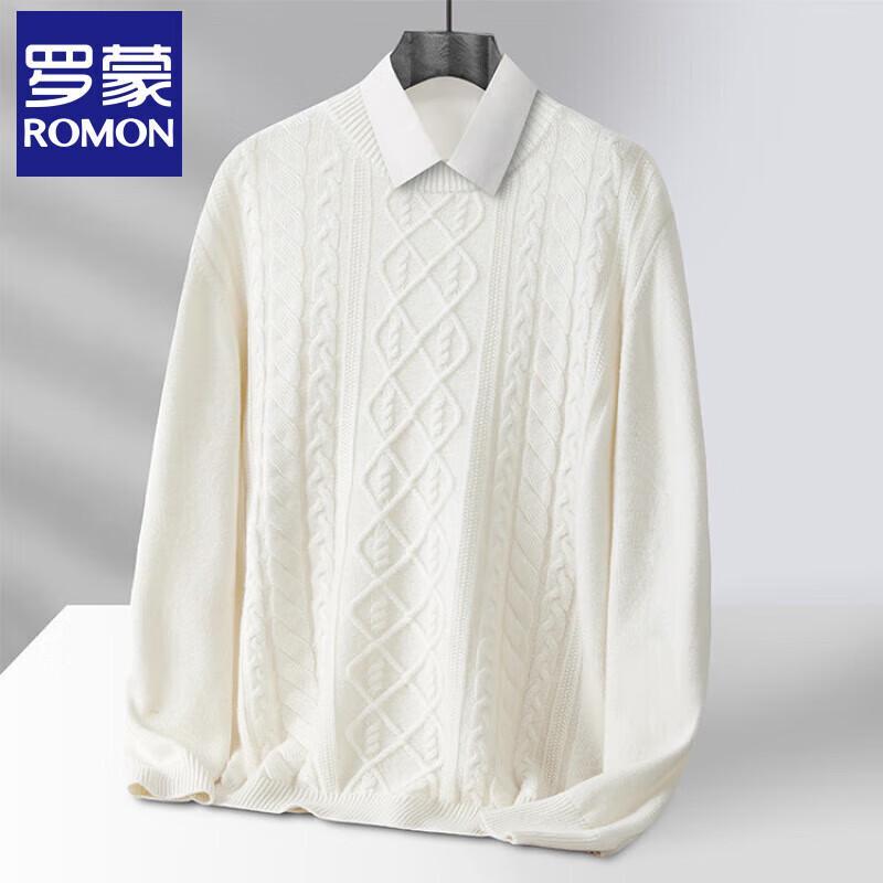 Luomeng Men s 100% Pure Wool Jacquard Pullover Sweater M
Luomeng Men s 100% Pure Wool Jacquard Pullover Sweater M