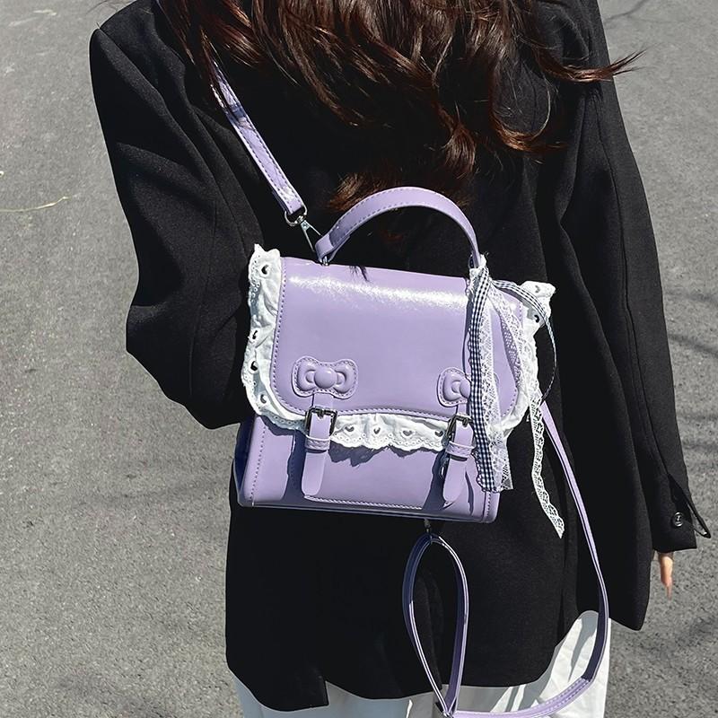 Ballet fashion student bag girlish sense 2025 commuter backpack women s shoulder bag new cute Korean version spring and summer фіолетовий
Ballet fashion student bag girlish sense 2025 commuter backpack women s shoulder bag new cute Korean version spring and summer фіолетовий