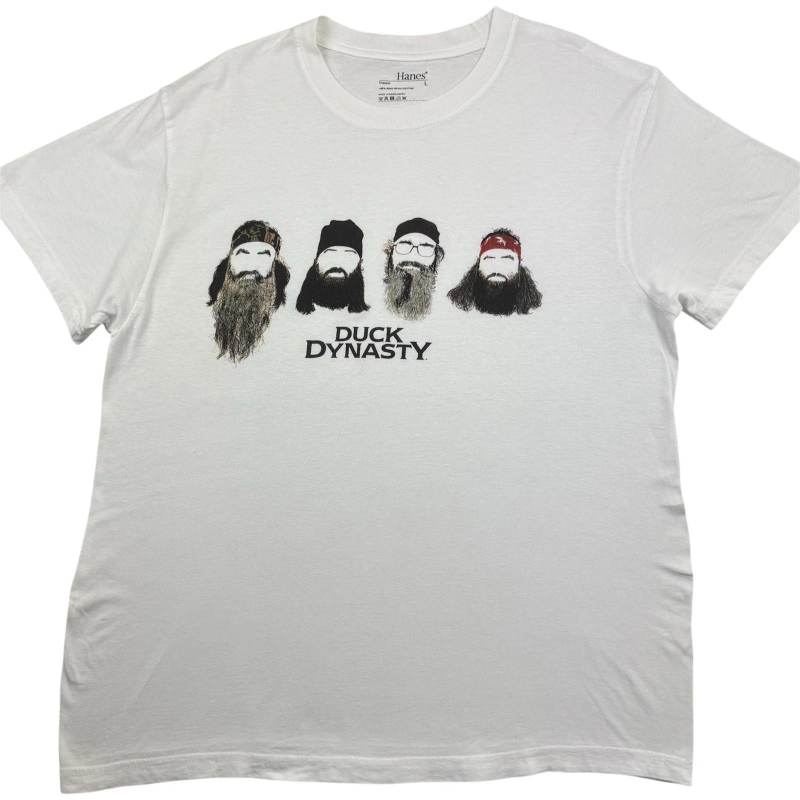 Duck Dynasty A&E T Shirt Mens Size L Large White USA TV Series Show Animal Tee M
Duck Dynasty A&E T Shirt Mens Size L Large White USA TV Series Show Animal Tee M