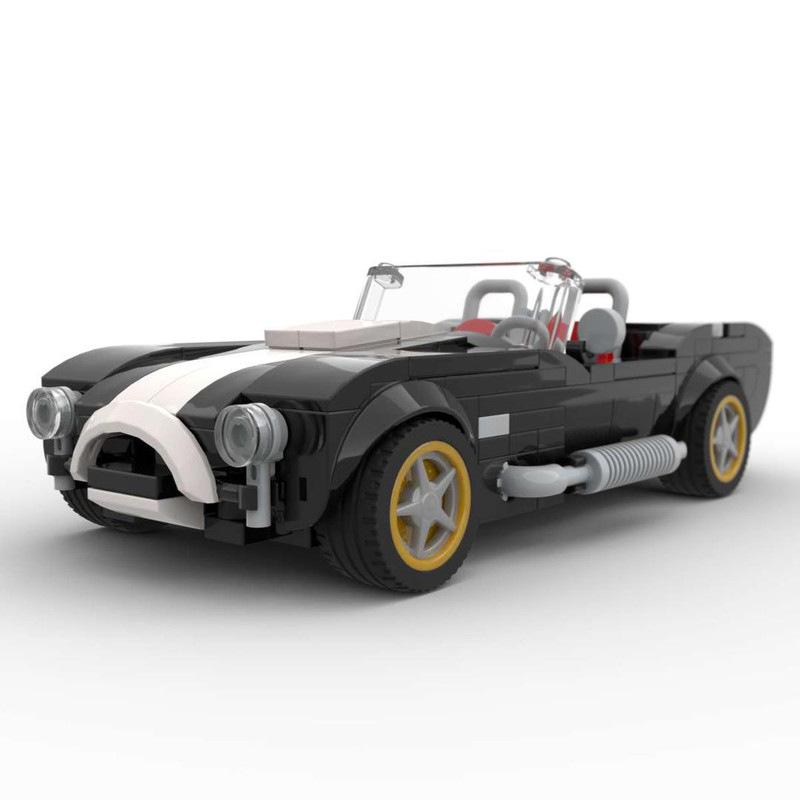 Трансграничные строительные блоки MOC: 1962 AC Cobra Модель винтажного автомобиля, совместимая с Lego
Трансграничные строительные блоки MOC: 1962 AC Cobra Модель винтажного автомобиля, совместимая с Lego