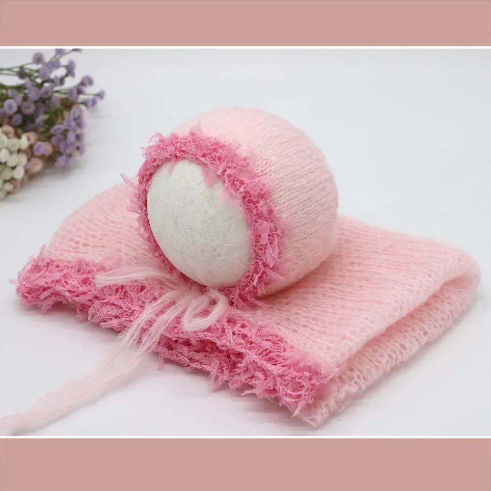 Baby Photography Props Mohair Lace Yarn Wrapping Cloth Hat Newborn Art Clothing for Infant Photo Session Studio Shooting Props рожевий
Baby Photography Props Mohair Lace Yarn Wrapping Cloth Hat Newborn Art Clothing for Infant Photo Session Studio Shooting Props рожевий