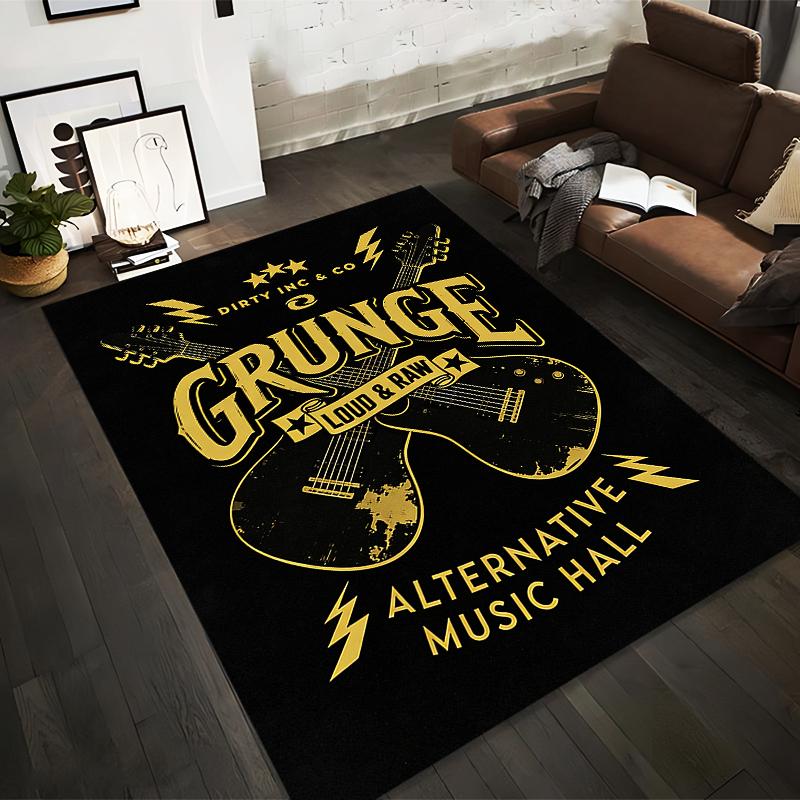 Grunge Style Carpet with Guitars and Alternative Music Text Design Suitable for use as an anti-slip for living room bedroom sofas 40x60cm( 15x23in )
Grunge Style Carpet with Guitars and Alternative Music Text Design Suitable for use as an anti-slip for living room bedroom sofas 40x60cm( 15x23in )