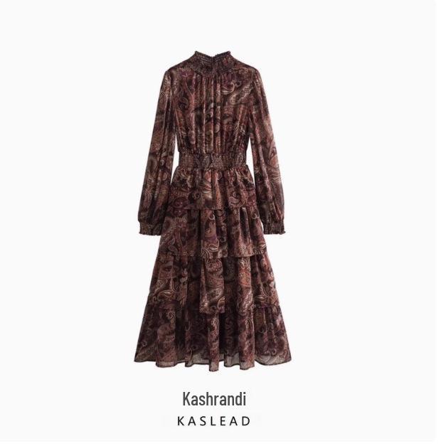 2025 Spring Women s European & American Style Printed Long Sleeve Waist-Draw String Layered Dress Small цветочные печати
2025 Spring Women s European & American Style Printed Long Sleeve Waist-Draw String Layered Dress Small цветочные печати