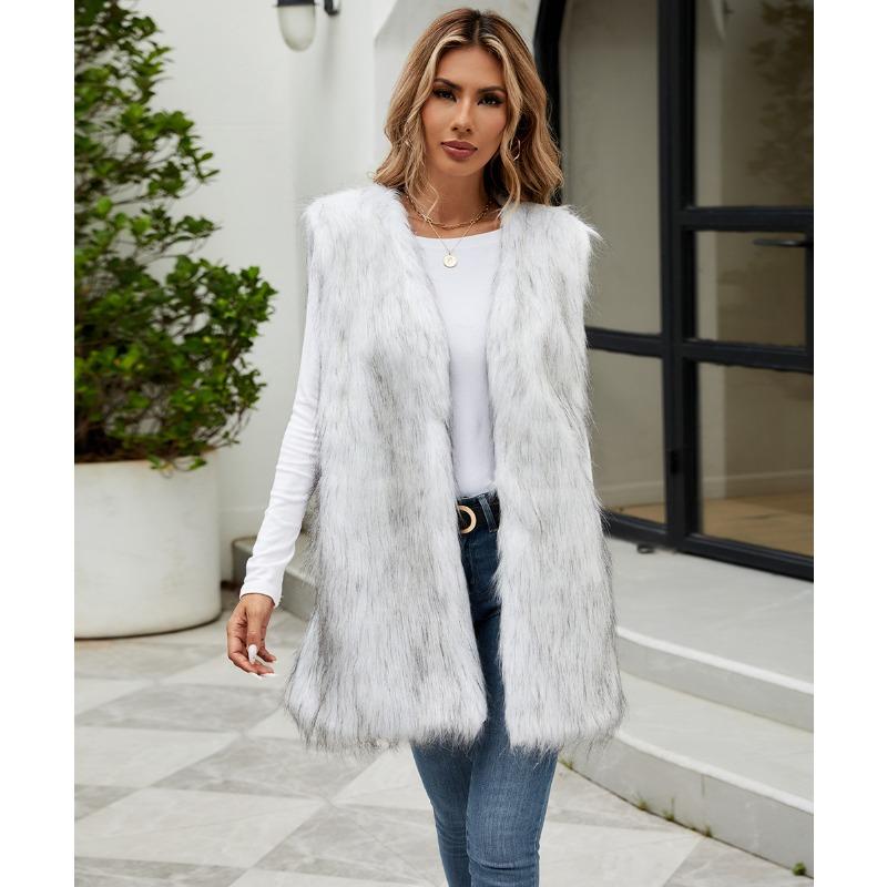 Женский жакет из искусственного меха с воротником, топ-жилет, жилет из искусственного меха, новый продукт XXXL
Женский жакет из искусственного меха с воротником, топ-жилет, жилет из искусственного меха, новый продукт XXXL