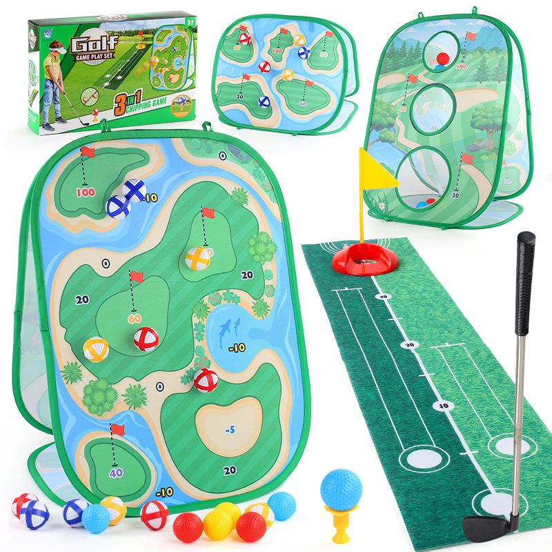 Golf Target Sticky Ball 3-In-1 Throwing Game Set Outdoor Sports Toys Support labeling
Golf Target Sticky Ball 3-In-1 Throwing Game Set Outdoor Sports Toys Support labeling